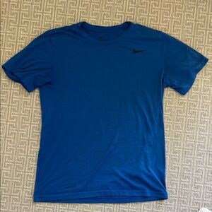 Nike Men's Short Sleeve Blue Tee